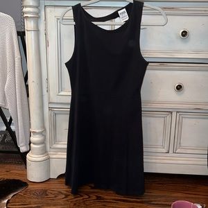 cotton, open ‘o’ racerback dress